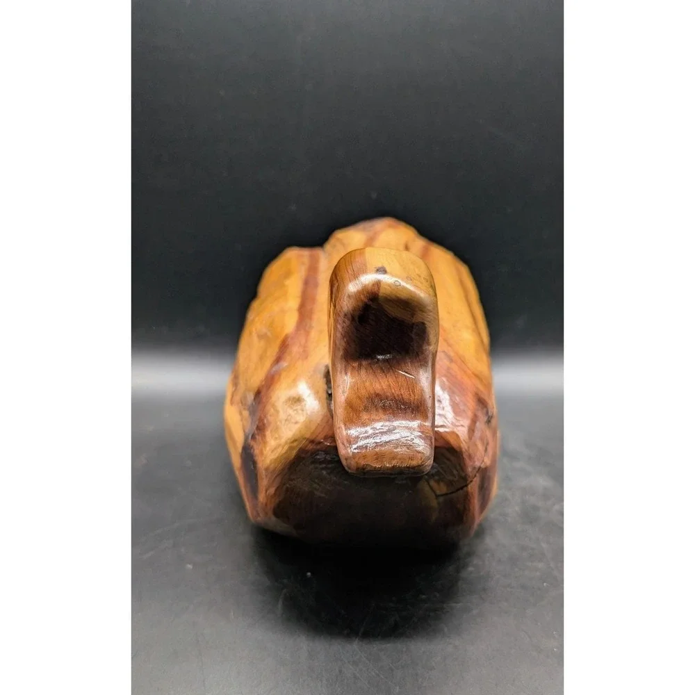 Vintage Hand Carved Cedar Wood Duck Decoy‎ Rustic Primitive Folk Art Lodge Decor